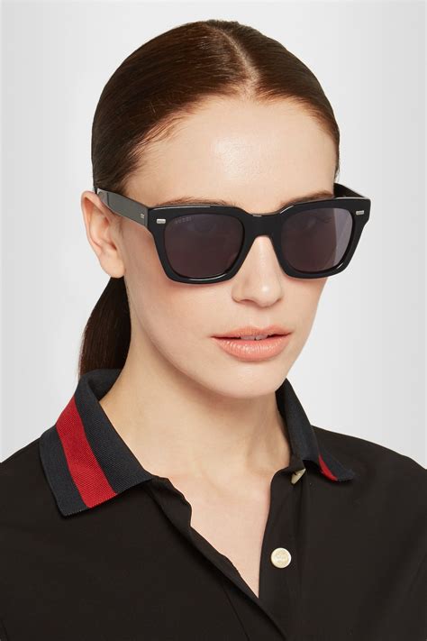 square gucci glasses|Gucci eyewear square frame glasses.